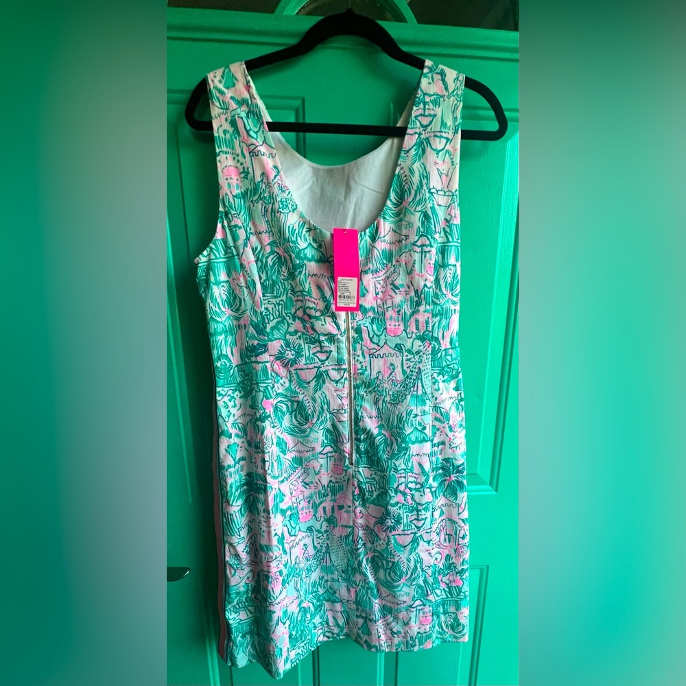 NWT Lilly Pulitzer Mila Stretch Shift - Camelflage - 16 - Picture 3 of 5